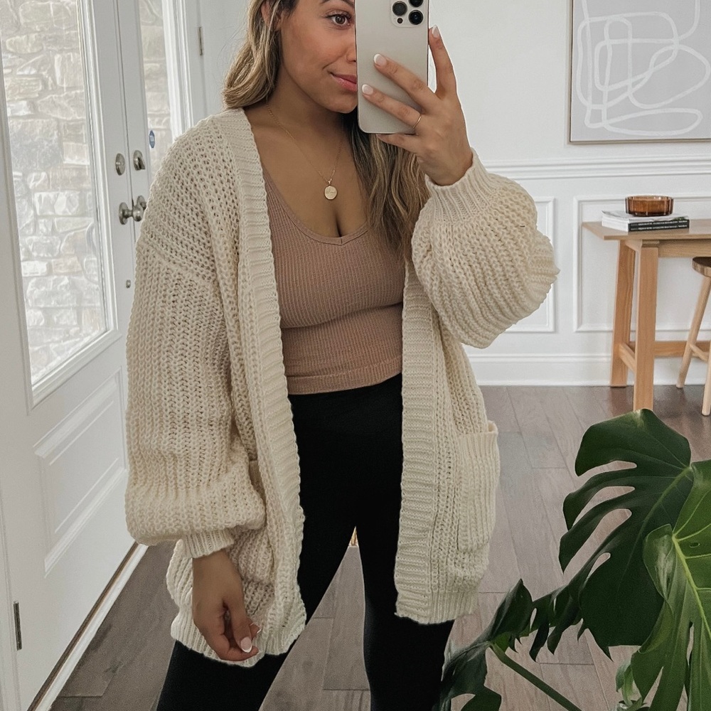 Oversized cardigan